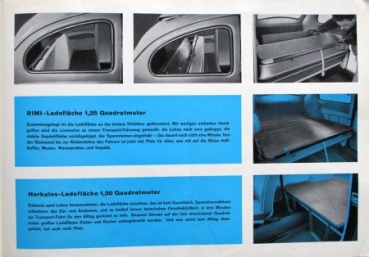 Preview: Volkswagen Käfer Modellprogramm 1958 "Alle Tage ist kein Sonntag" Automobilprospekt (1772)